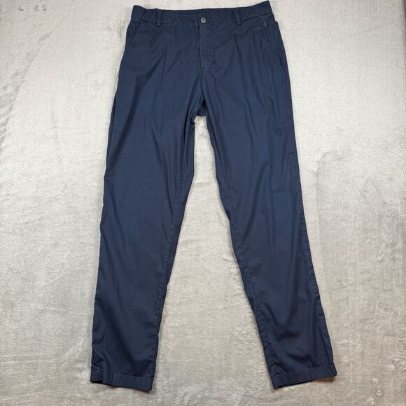 lululemon athletica Other - Lululemon Commission Pants Slim Mens 34 Blue Warpstreme Chino Classic Travel